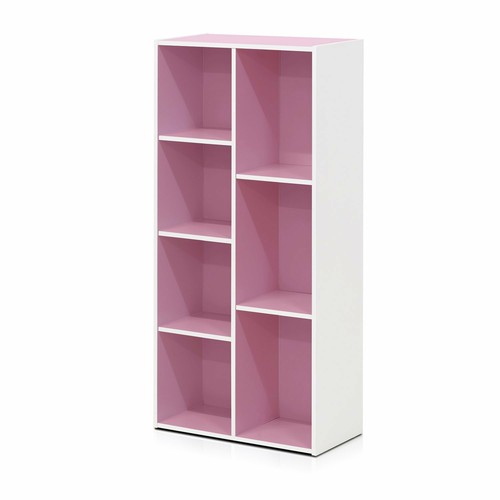 Green pink blue white shelf - pink,