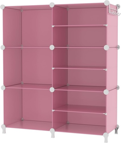 Pink cube closet organizer - pink,