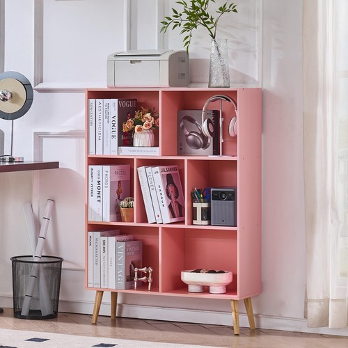 Cube bookshelf tier retro - 3-tier,