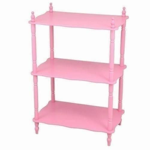Girls pink wooden - pink, shelf