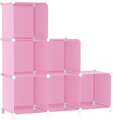 Pink cube storage organizer - cube,