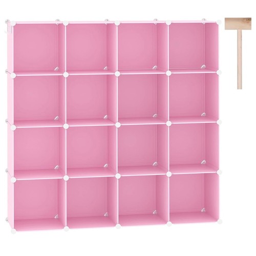 Pink cube modular storage - pink, 16