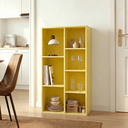Yellow cube reversible - 7-cube, open